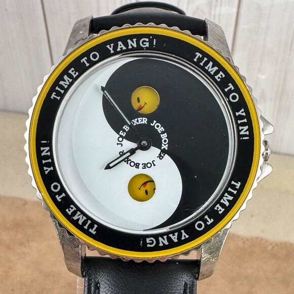 Fun vintage and rare Joe Boxer watch, featuring a Time to Yin -- Time to Yang - Picture 3 of 11